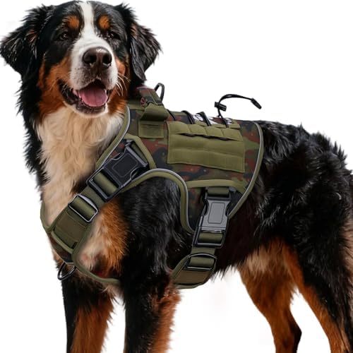 Heavy-Duty Tactical Dog Harness by Bruvoalon