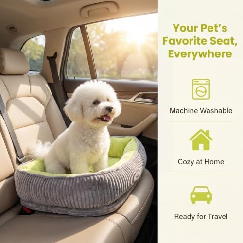 Calming Dog Bed for Medium Dogs, Orthopedic Washable Pet Bed - Image 2