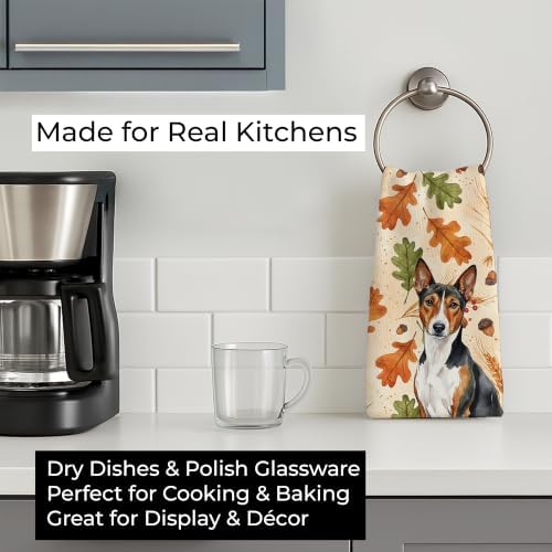 Caroline's Treasures Basenji Dogs Kitchen Towel 15x25 in - Image 3