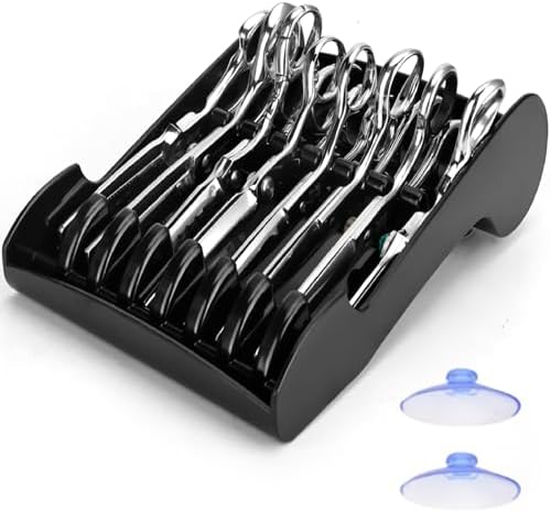 Salon Scissors Holder Rack, Salon Scissors Holder Racks Barber, Shears Stand by WelcometoBarberTop