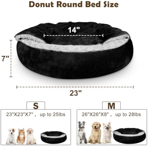 JOEJOY Small Dog Bed Cat Bed - Image 2