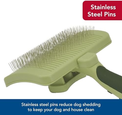 Coastal Pet Safari Dog Self-Cleaning Slicker Brush - Image 6