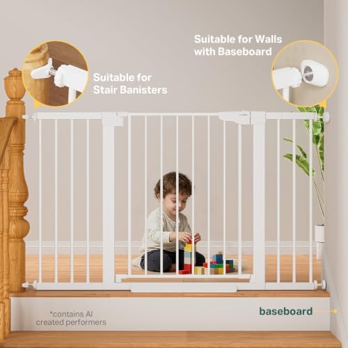 Cumbor 2-Pack 29.7-51.5 in Extra Wide Baby Gate - Image 6