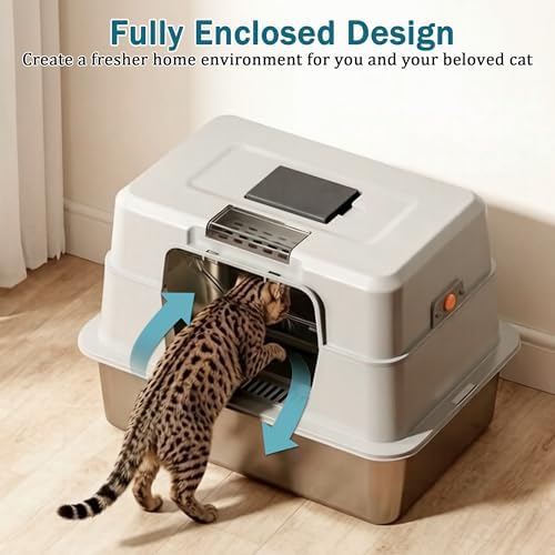 Stainless Steel Cat Litter Box - Image 5