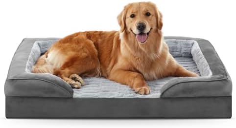 FURTIME Orthopedic Supportive Large Dog Bed, XL Waterproof Pet Bed by FURTIME