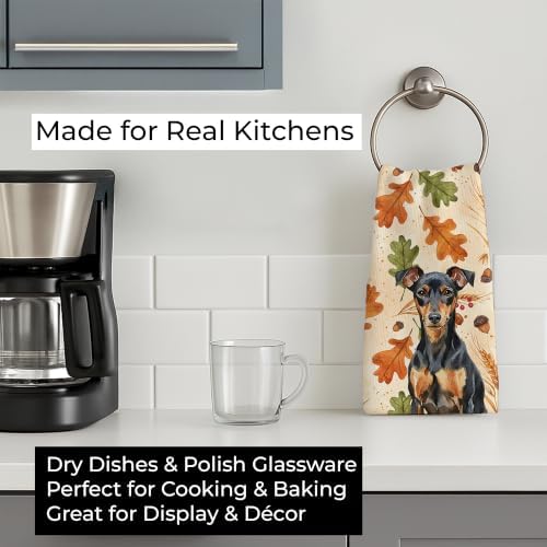 Caroline's Treasures Manchester Terrier Dogs Kitchen Towel 15x25 in - Image 3