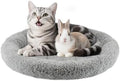 Round Cat Bed Washable Cat Donut Bed by BillionChains