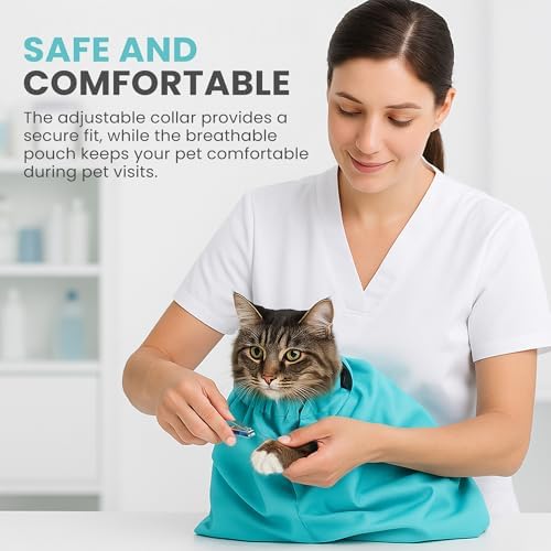 PurrFect Pouch The Original AS SEEN ON TV. Comfy Soothing Cat Carrier - Image 6