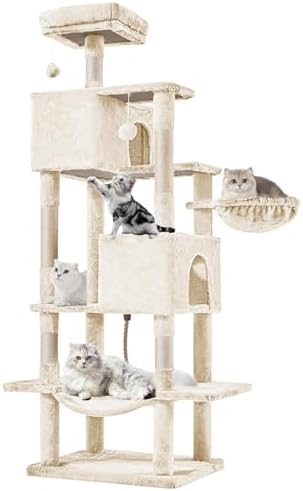 DUMOS 66 Inch Large Cat Tree Tower by DumosLifestyle