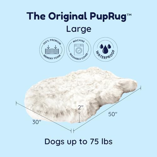 PAW BRANDS PupRug Orthopedic Memory Foam Dog Bed - Image 2