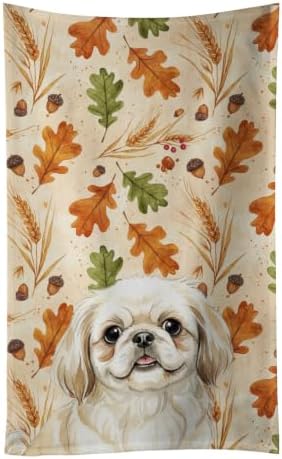 Caroline's Treasures Pekingese Dogs Kitchen Towel 15x25 in by CarolinesTreasures