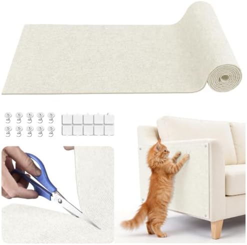 Small Cat Scratcher, 23.6x11.8 Cat Scratch Furniture Protector by Petinstinct