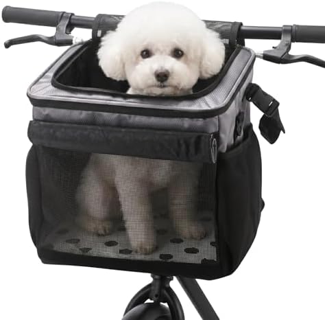 Dog Bike Basket, Cat Backpack Carrier by TIMCORR