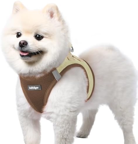 rabbitgoo Step-in Small Dog Harness, Puppy Vest by rabbitgoo