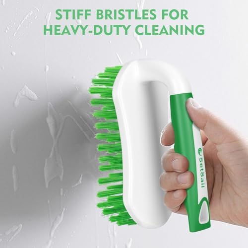 SetSail Scrub Brush, Stiff Bristle Cleaning Scrubber, 2 Pack - Image 5