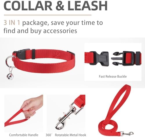 PUPTECK Dog Harness, Collar and Leash Set No Pull - Image 4