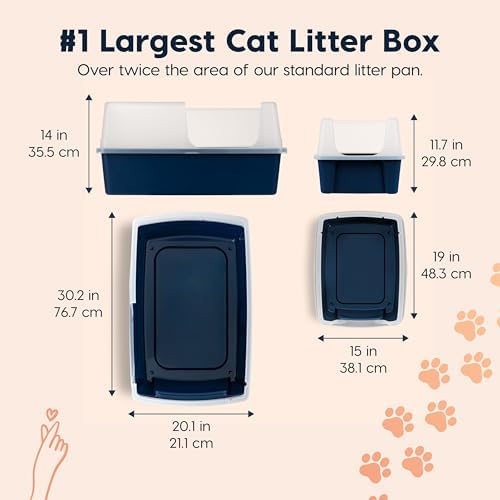 IRIS USA XX-Large Side Entry Cat Litter Box - Image 2