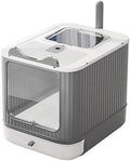 Covered Cat Litter Box with Lid by LCZLBRRD