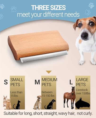 Dog Brush for Shedding | Pet pro Grooming Tool, Cat Grooming Supplies, - Image 3