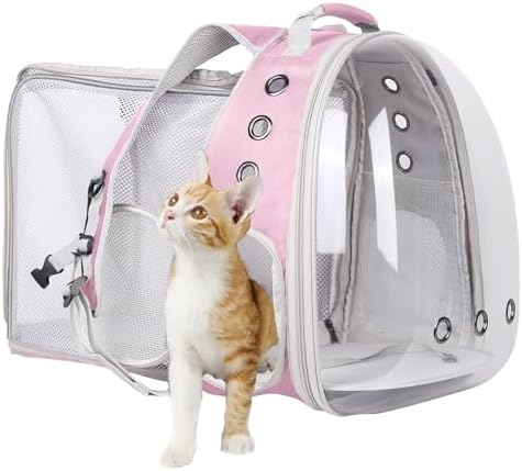 Square Back Extension Pet Backpack Carrier by halinfer