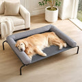 RRPETHOME Large Elevated Cooling Cot, Portable Outdoor Raised Dog Bed by RRPETHOME