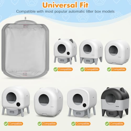 BKNOOU 2 Pack Self Cleaning Litter Box Waterproof Pads - Image 6
