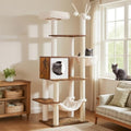 Hey-brother Wooden Cat Tree Tower by Hey-brother