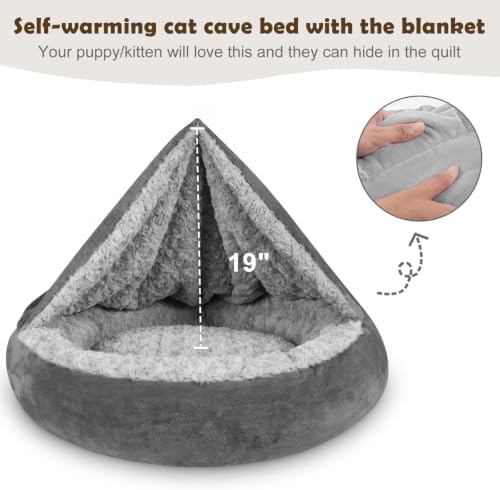 JOEJOY Small Dog Bed Cat Bed - Image 5