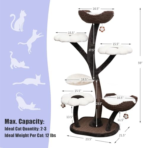 Catry Floral Large Cat Tree - Image 2