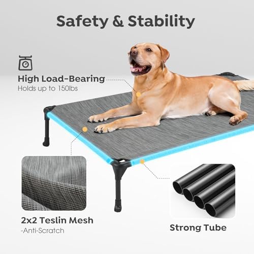 Veehoo 2 Pack Outdoor Elevated Dog Bed - Image 6