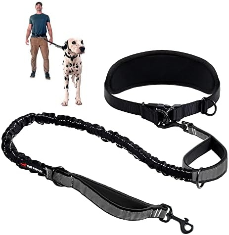 Tuff Pupper Hands Free Bungee Dog Leash, Waist Belt by TuffPupper