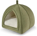 Amazon Basics Cat Bed Cave, 2-in-1 Foldable House by AmazonBasics