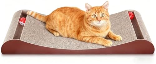 FluffyDream Cat Scratcher Cardboard, Scratching Pad House Bed Furniture by FluffyDream