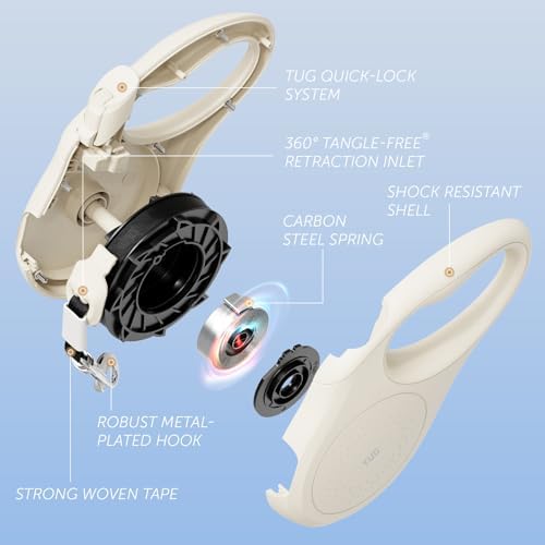 TUG Quest Retractable Dog Leash | 360° Tangle-Free | 26 ft Tape - Image 2