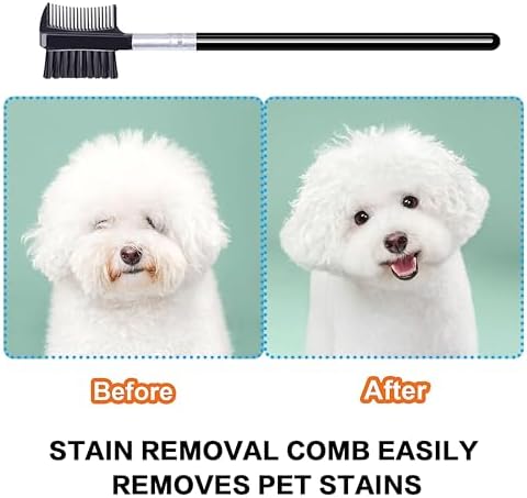 5 Pack Flea Lice Comb, Stainless Steel Dog Cat Grooming Combs - Image 5