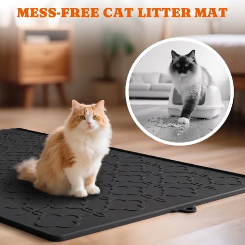 Pawtners Cat Litter Mat Extra Large 42" X 30", 2 Pack - Image 2