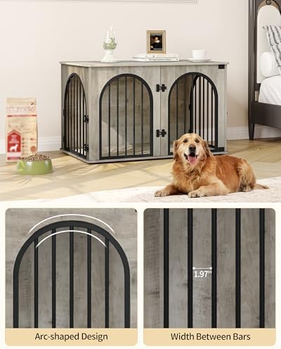 Hzuaneri 39.4'' Dog Crate Furniture, Dog Kennel Indoor - Image 3