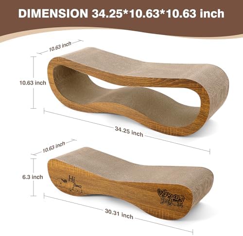 Cat Scratcher, 2 in 1 Cardboard Cat Scratchers - Image 2