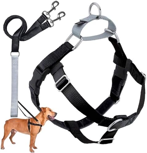 2 Hounds Design Freedom No Pull Dog Harness and Leash, 5/8" MD by 2HoundsDesign