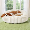 Bedsure ComfyFleece® Donut Dog Bed Medium Size Dog by BEDSURE
