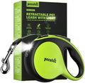 Retractable Dog Leash with Light, 16.4 ft Retractable Pet Leash with Anti-Slip by pecute