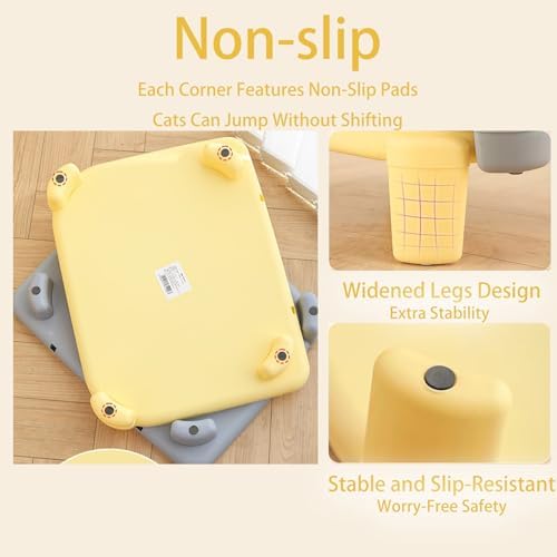 Cat Litter Mat Litter Trapping Mat, 19.69"X15.95"X3.54" Litter Box Mat - Image 6
