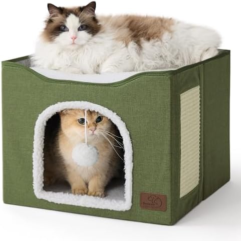 Bedsure Cat House Bed for Indoor Cats by BEDSURE