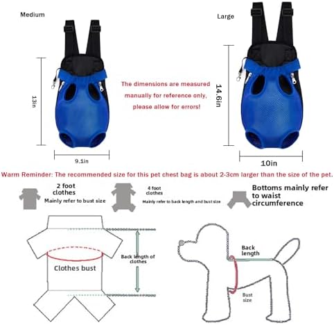 Pet Carrier Backpack, Adjustable Pet Front Carriers - Image 2