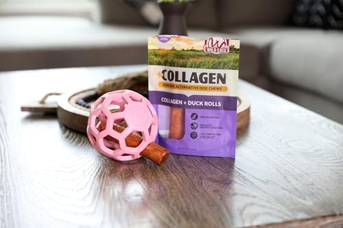 JW Pet HOL-ee Roller Dog Puzzle Ball, Medium 4.5in, Natural Rubber - Image 5