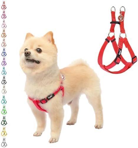 PUPTECK No Pull Dog Harness Small Sized Step-in Adjustable Puppy Vest by PUPTECK