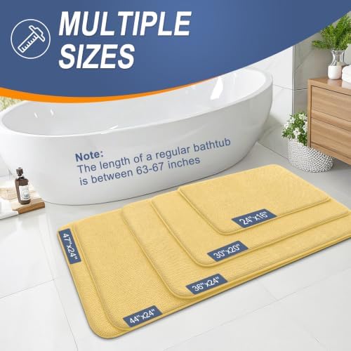 OLANLY Thick Memory Foam Bathroom Rugs 30x20, Absorbent Bath Mat - Image 5