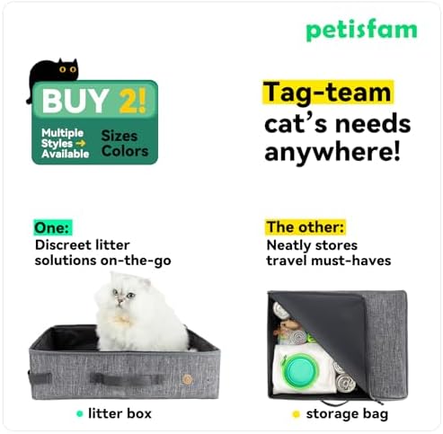 Portable Cat Travel Litter Box. Easy Use in the Car. No Leakage, Smell and - Image 5