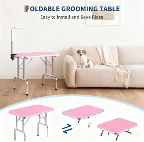 GarveeTech Dog Grooming Table, 36 Inch Pet Grooming Station w/Arm & Noose - Image 5
