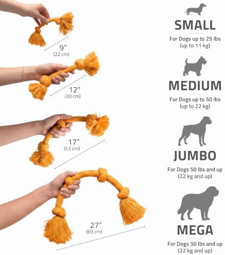 Playology Tug Rope Dog Toys for Large Breed Dogs - Image 5